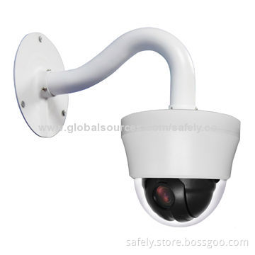 10x Indoor Mini Zoom PTZ Speed Dome Camera, 540TVL Resolution, 12V DC/3A Power Supply